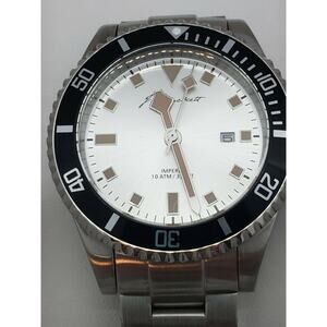 J Brackett Mens Quartz Watch Steel Diver